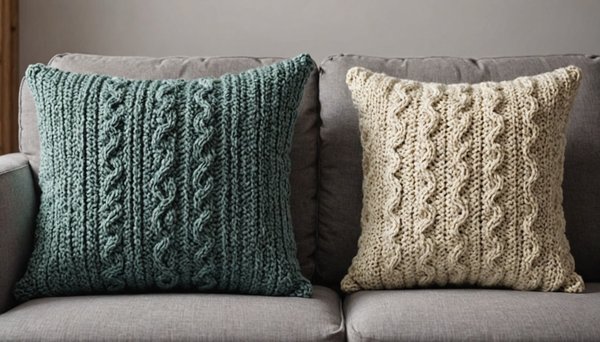 Inspirez-vous avec ces modèles de coussins tricot créatifs